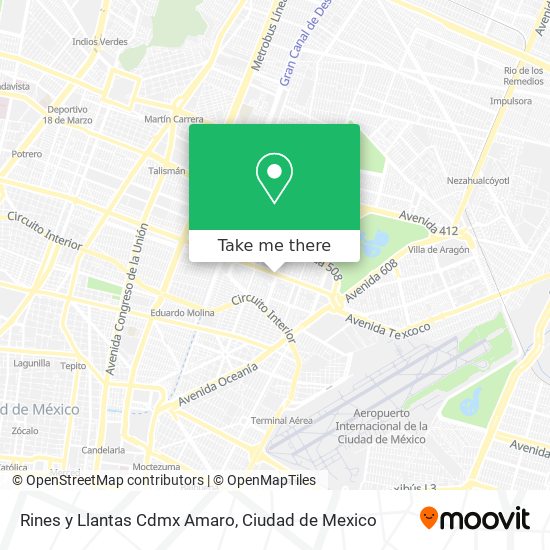 Rines y Llantas Cdmx Amaro map