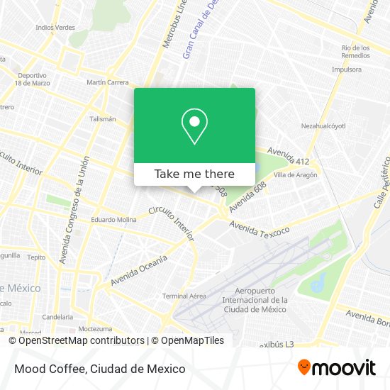 Mood Coffee map