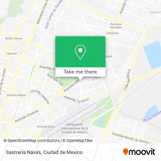 Sastrería Nava's map
