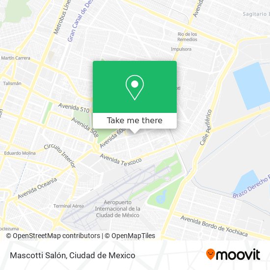 Mapa de Mascotti Salón