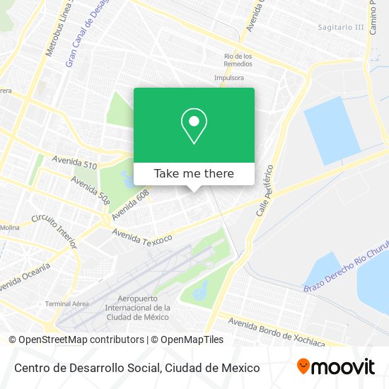 Centro de Desarrollo Social map
