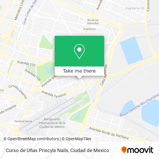 Curso de Uñas Priscyls Nails map