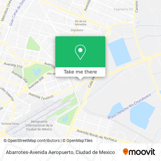 Abarrotes-Avenida Aeropuerto map