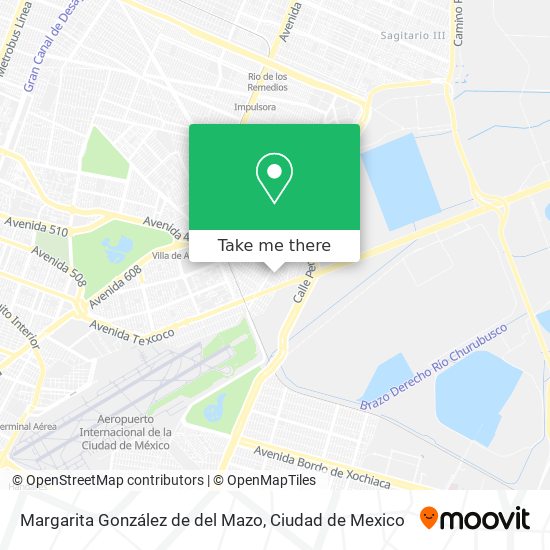 Margarita González de del Mazo map