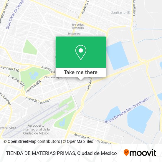 TIENDA DE MATERIAS PRIMAS map