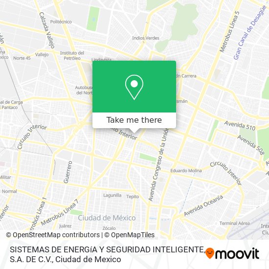 SISTEMAS DE ENERGíA Y SEGURIDAD INTELIGENTE, S.A. DE C.V. map