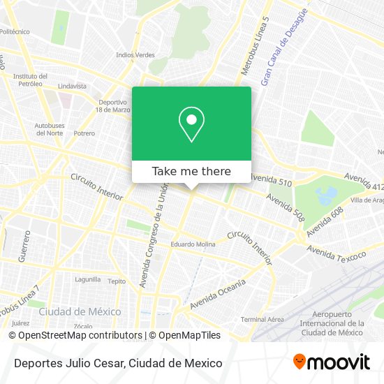 Mapa de Deportes Julio Cesar