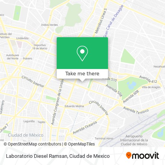 Laboratorio Diesel Ramsan map