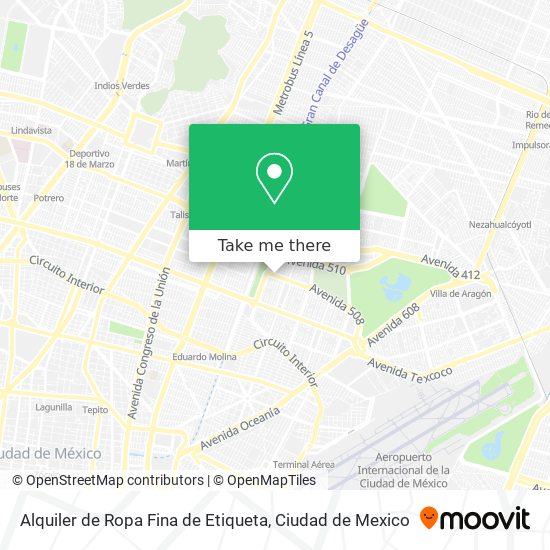 Alquiler de Ropa Fina de Etiqueta map