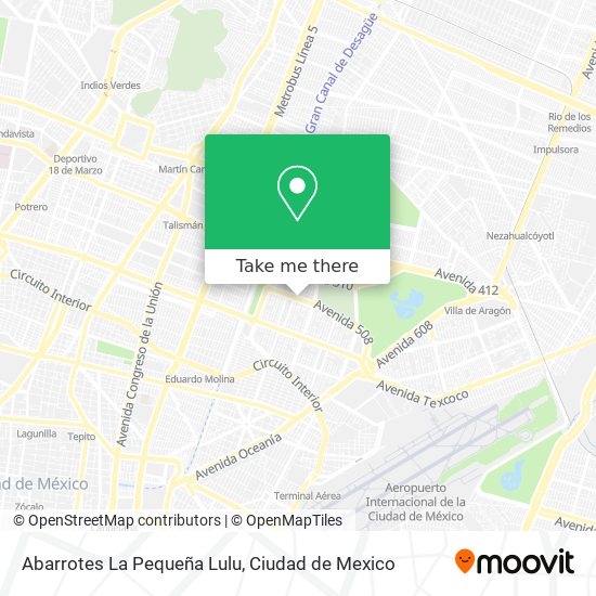 Abarrotes La Pequeña Lulu map