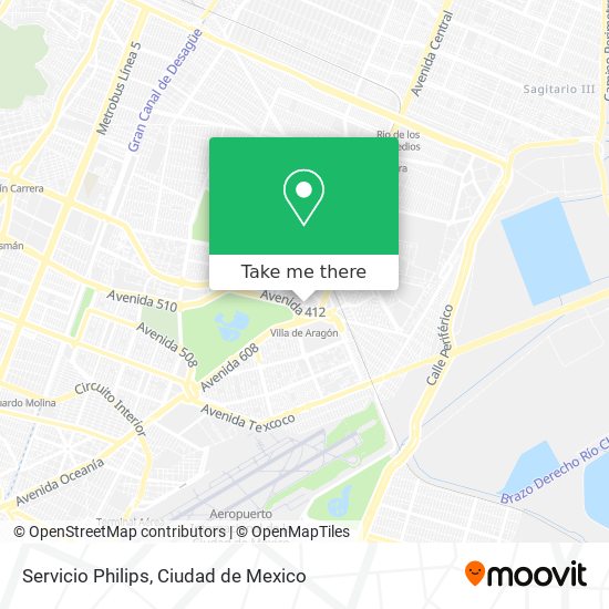 Servicio Philips map