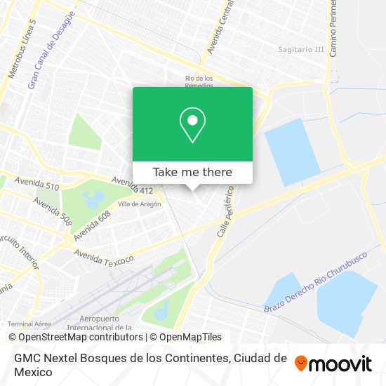 Mapa de GMC Nextel Bosques de los Continentes