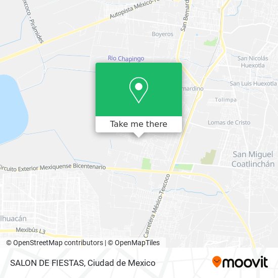 Mapa de SALON DE FIESTAS