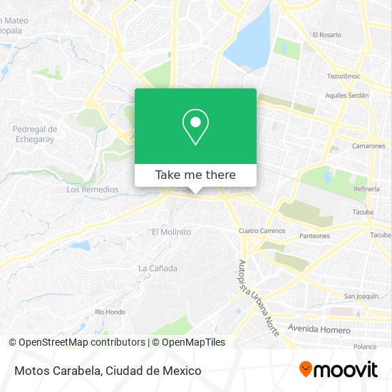 Mapa de Motos Carabela
