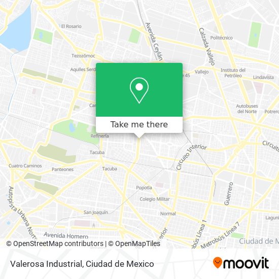 Valerosa Industrial map