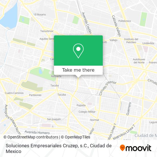 Soluciones Empresariales Cruzep, s.C. map