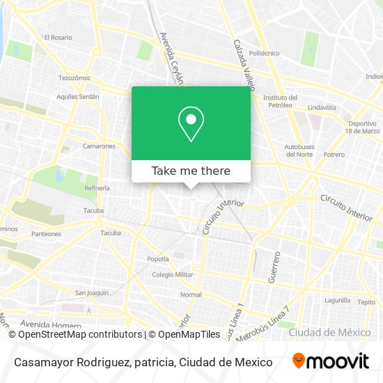 Mapa de Casamayor Rodriguez, patricia