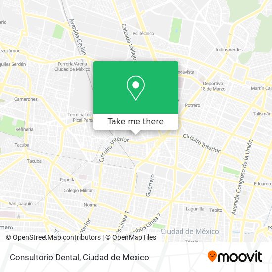 Consultorio Dental map