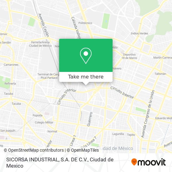 SICORSA INDUSTRIAL, S.A. DE C.V. map