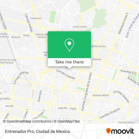 Entrenador Pro map