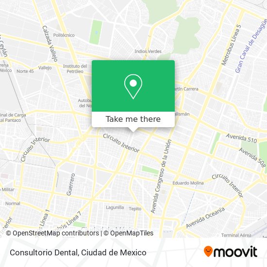Consultorio Dental map