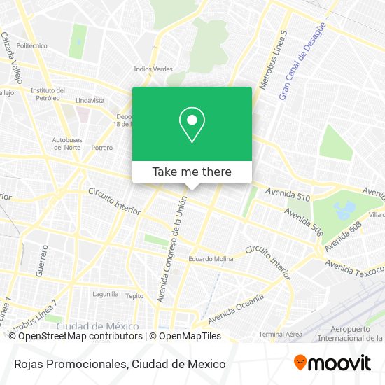 Mapa de Rojas Promocionales