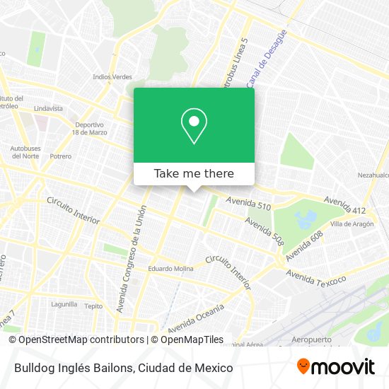 Bulldog Inglés Bailons map
