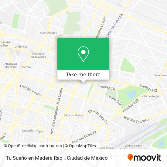 Tu Sueño en Madera Raq'l map
