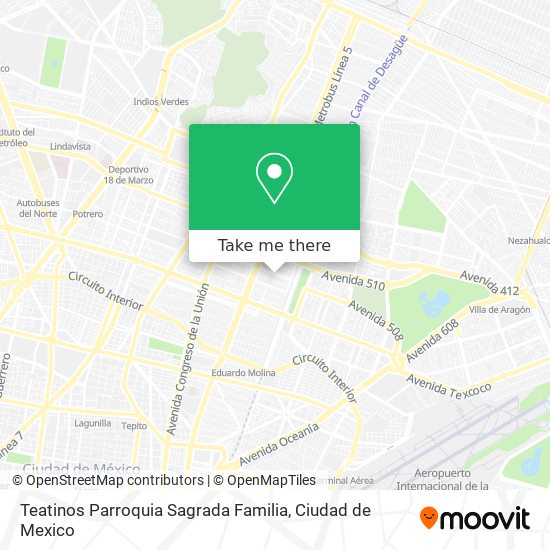 Teatinos Parroquia Sagrada Familia map