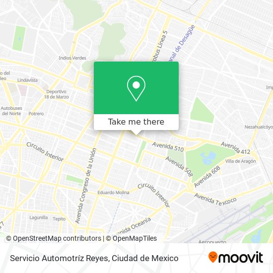 Servicio Automotríz Reyes map