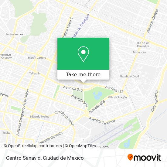 Centro Sanavid map