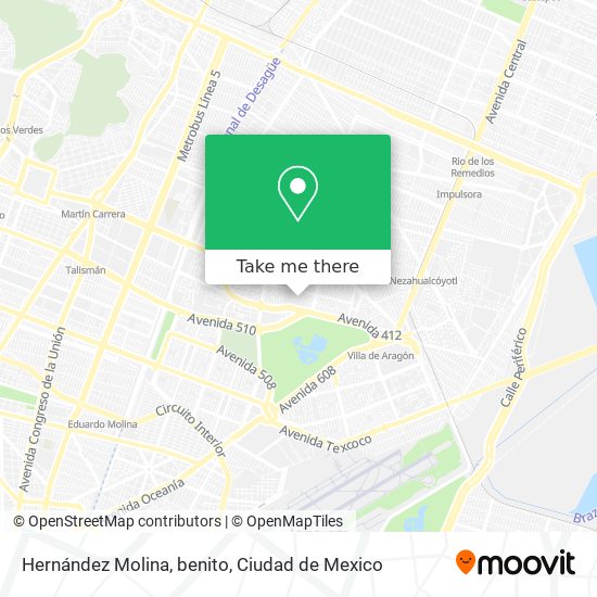 Hernández Molina, benito map