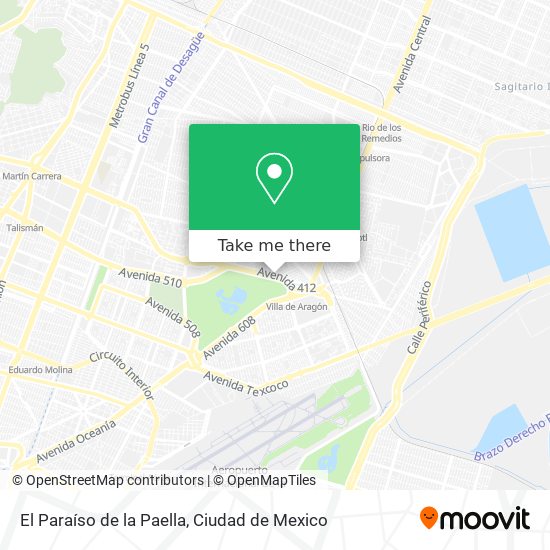 El Paraíso de la Paella map