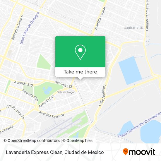 Lavanderia Express Clean map