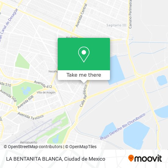 LA BENTANITA BLANCA map