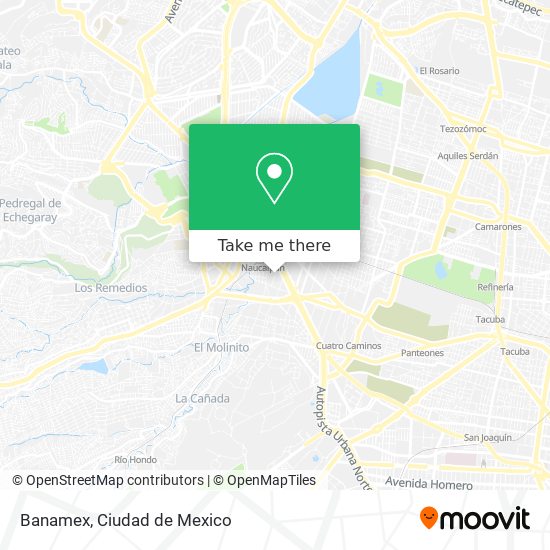 Banamex map