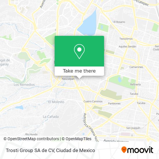 Trosti Group SA de CV map