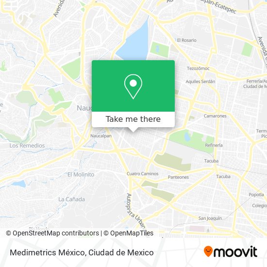 Mapa de Medimetrics México