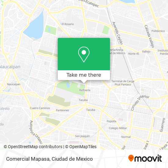 Comercial Mapasa map