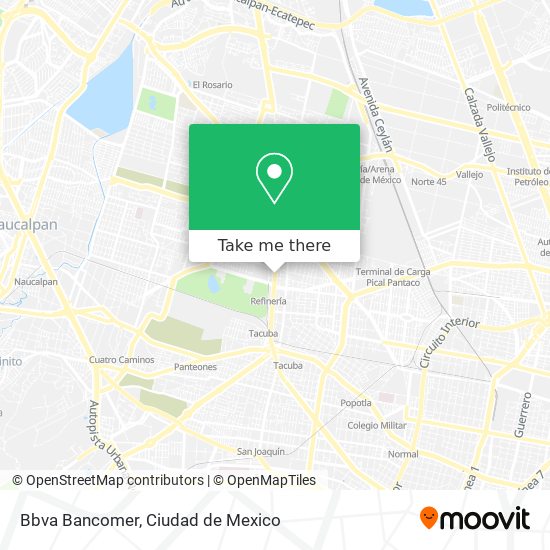 Bbva Bancomer map