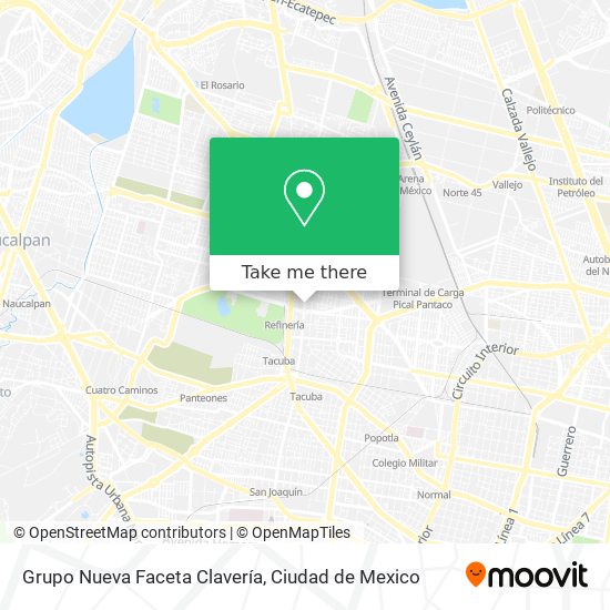 Grupo Nueva Faceta Clavería map