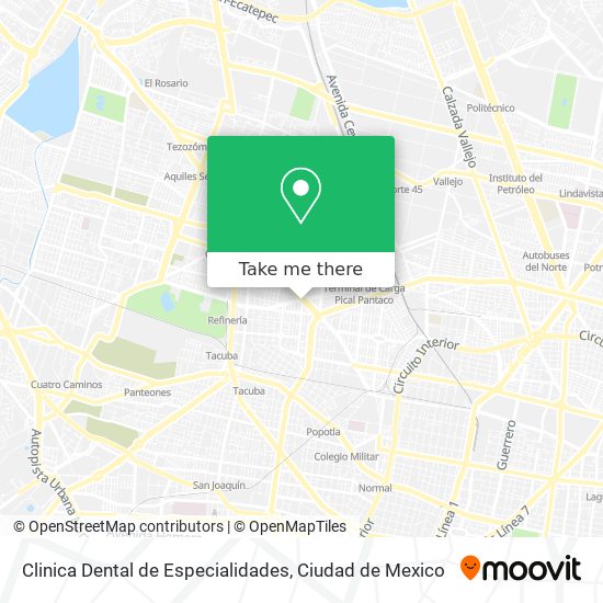 Clinica Dental de Especialidades map