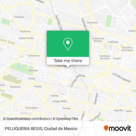 PELUQUERIA REGIS map
