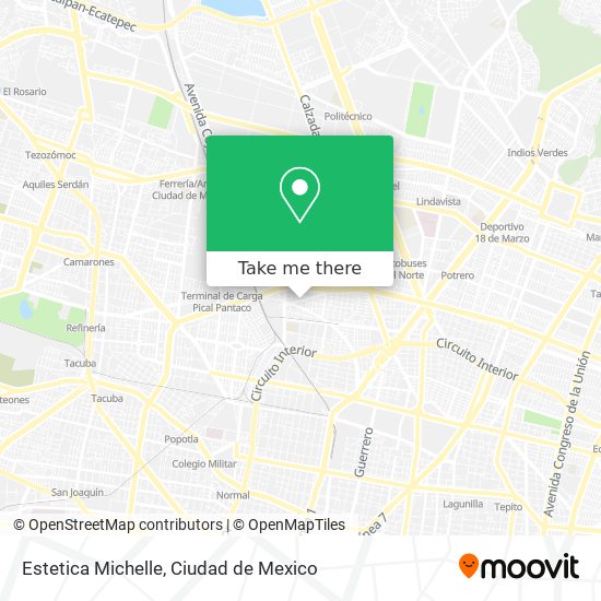 Estetica Michelle map