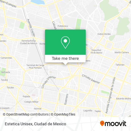 Estetica Unisex map