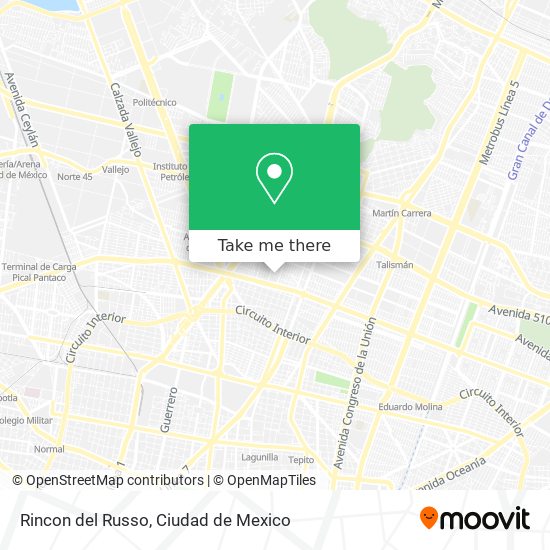 Mapa de Rincon del Russo