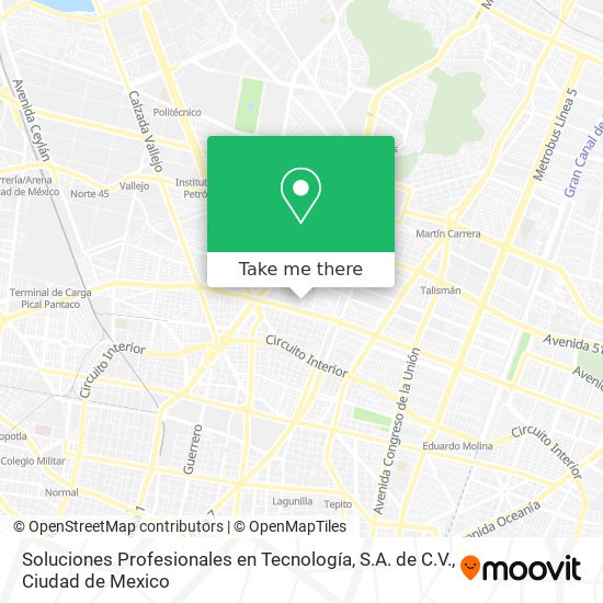 Mapa de Soluciones Profesionales en Tecnología, S.A. de C.V.