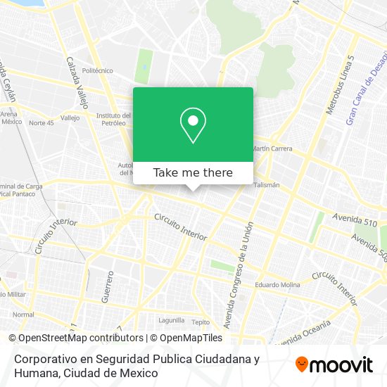 Mapa de Corporativo en Seguridad Publica Ciudadana y Humana