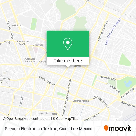 Mapa de Servicio Electronico Tektron