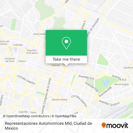 Representaciones Automotrices Mld map